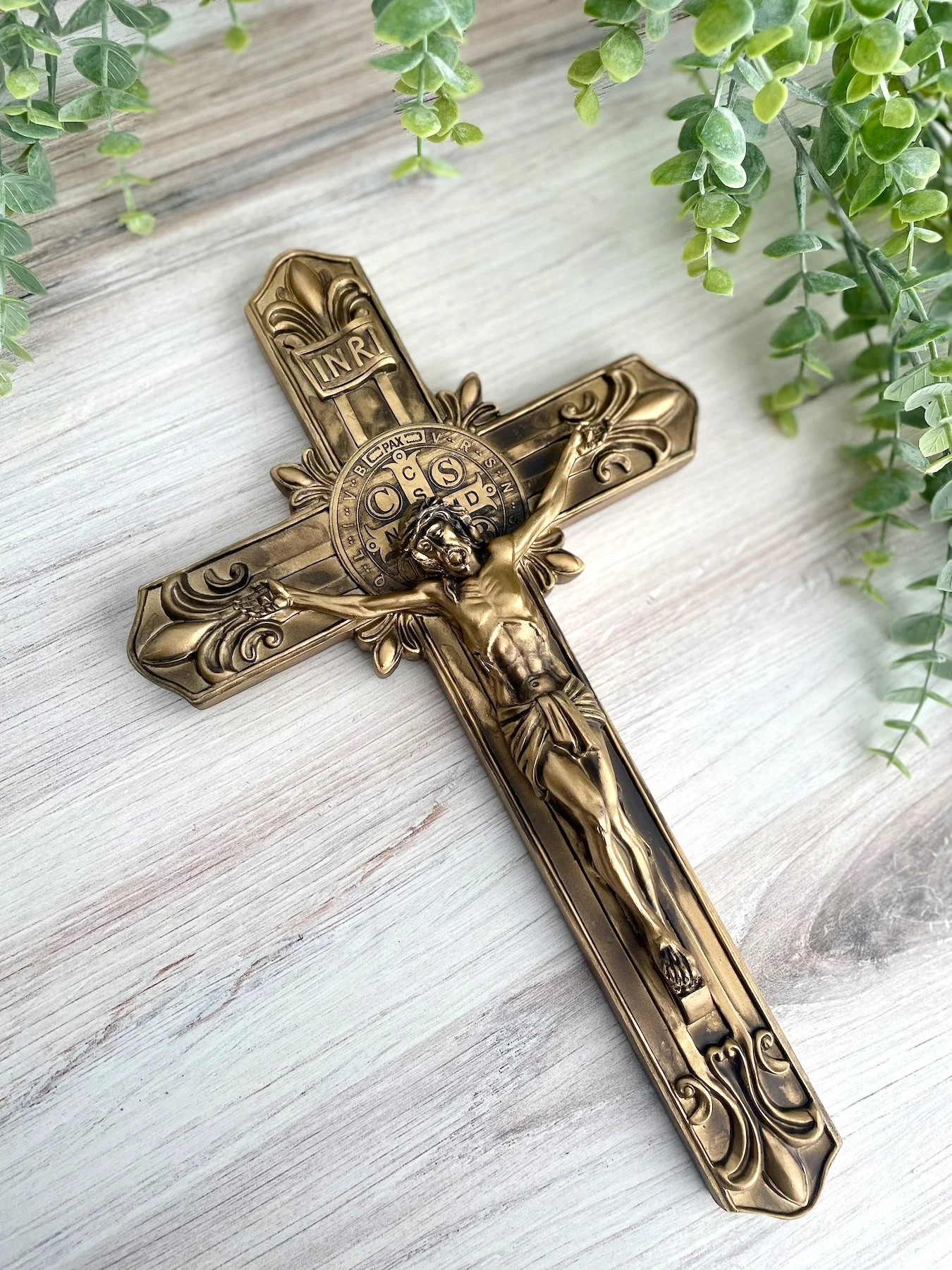 Olive Wood Marriage Crucifix | Covenant Co.